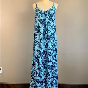Tommy Bahama Hawaiian Print Maxi Dress Large NWOT